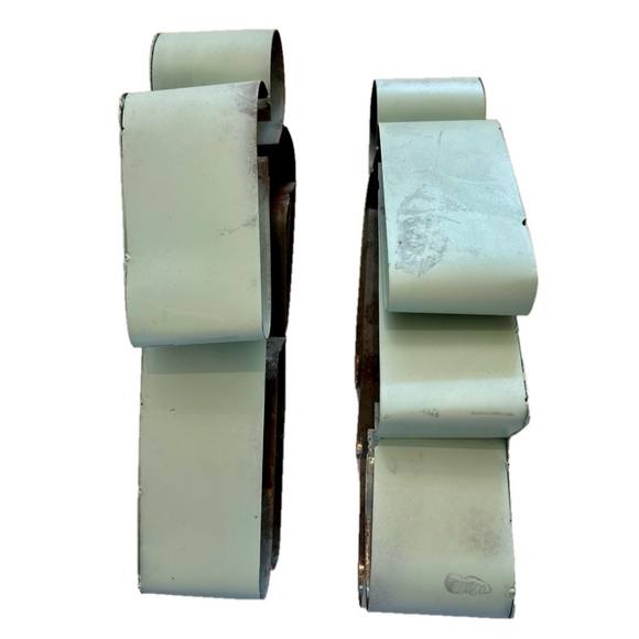 Vintage Mint Green Metal Male Female Restroom Signs Bathroom French Toilet - Picture 5 of 9